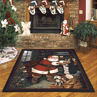 Milliken Winter Seasonal Santa S Visit Christmas Area Rug Reviews Milliken Winter Seasonal Santa S Visit Christmas Area Rug Reviews Wayfair Ca