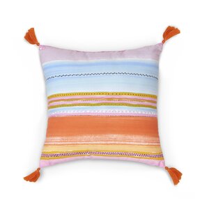 Elaine Square Stripe Throw Pillow