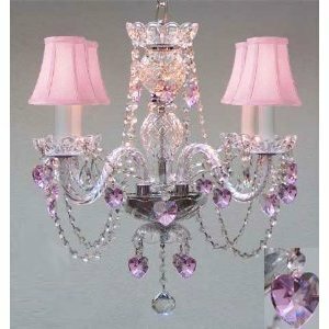 Swarovski 4-Light Crystal Chandelier