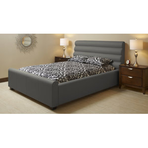 Upholstered Platform Bed by Lind Furniture