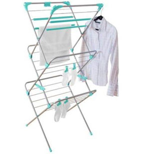 Premium Deluxe 3 Tier Concertina Indoor Airer Free Standing Drying Rack