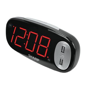 Digital USB Charging Tabletop Clock