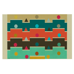 Bri Buckley 'Modern Graphics' Geometry Decorative Doormat