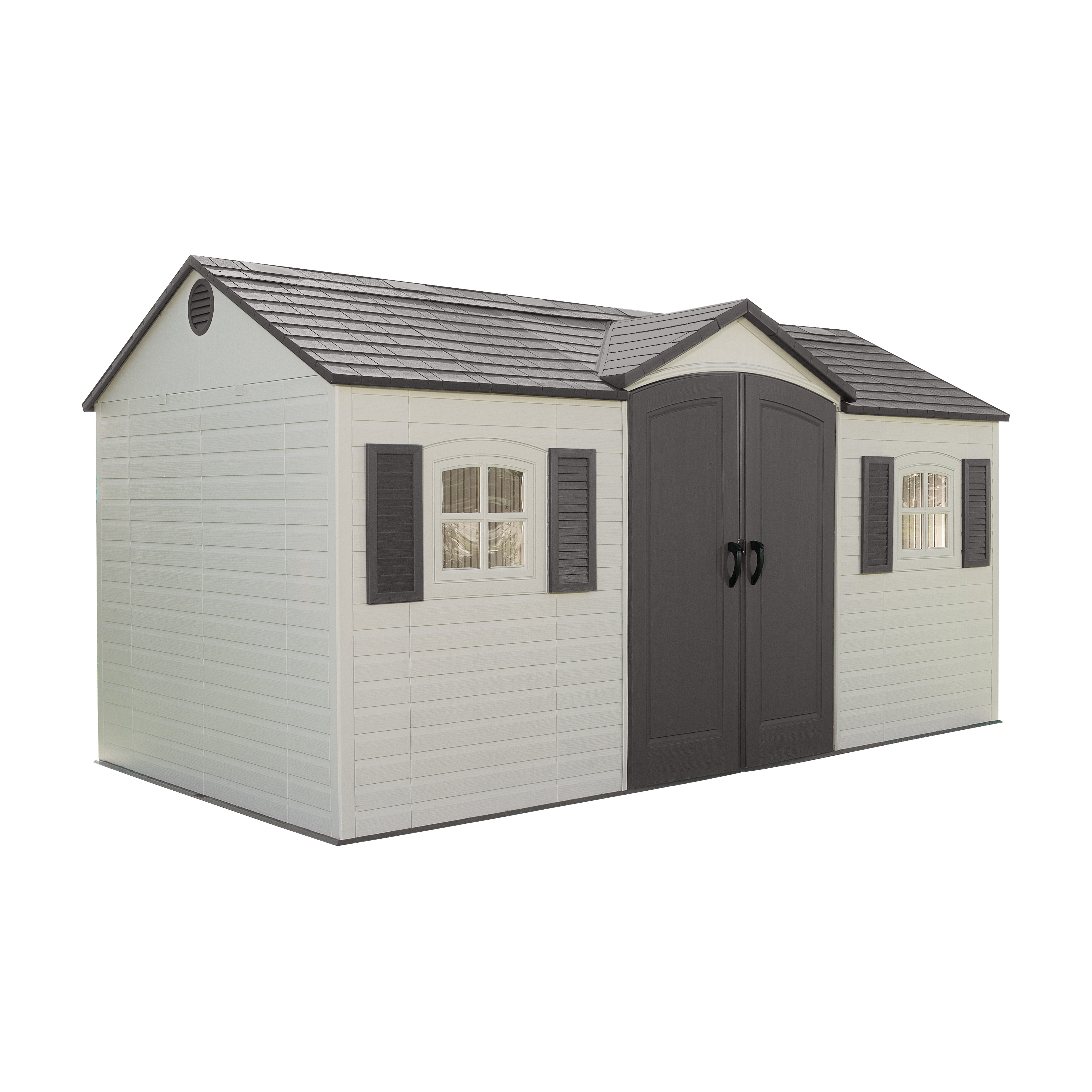 Lifetime Side Entry 14 ft. 8 in. W x 7 ft. 9 in. D Plastic Storage Shed & Reviews | Wayfair