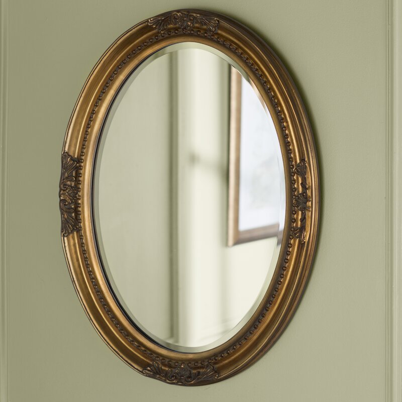 Oval Wood Wall Mirror & Reviews | Joss & Main