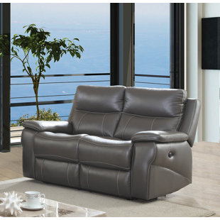 Thomasville Leather Sofa Wayfair Faulks Leather Reclining Loveseat