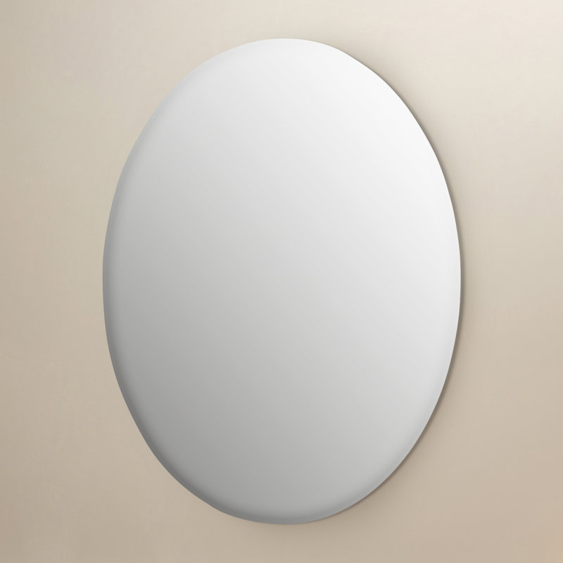 Frameless Wall Mirror wade logan kayden frameless wall mirror & reviews | wayfair Frameless Wall Mirror wade logan kayden frameless wall mirror & reviews | wayfair