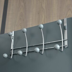 8-Hook Over-The-Door Hook Rack