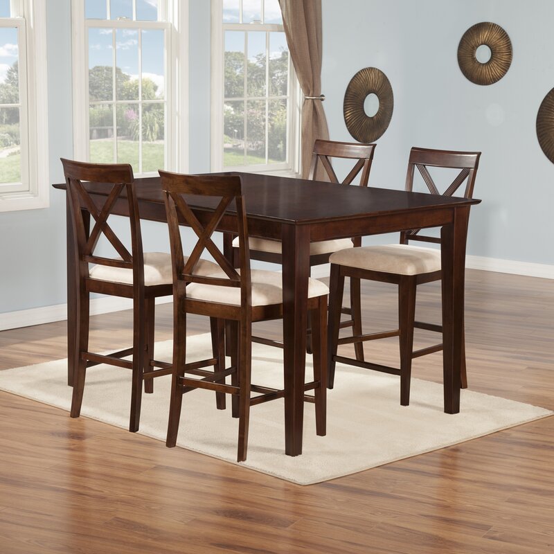 Andover Mills Crestwood 5 Piece Counter Height Dining Set Reviews   Crestwood 5 Piece Counter Height Dining Set 