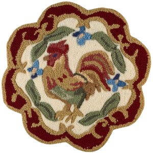 Stella Red Rooster Area Rug