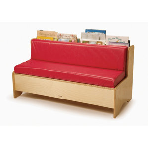 Comfy Reading Center Kids Sofa with Storage Compartment by Whitney Brothers