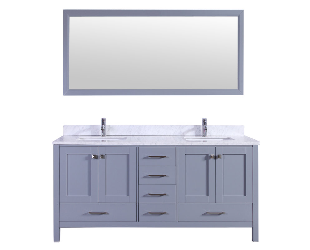 Fetter Transitional 72 Double Bathroom Vanity Set Reviews Fetter Transitional 72 Double Bathroom Vanity Set
