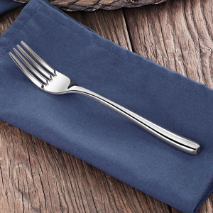Rain II Stainless Steel Dinner Fork (Set of 12)