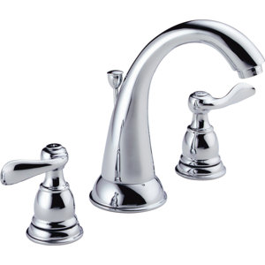 Windemere Widespread Double Handle Bathroom Faucet with Drain Assembly