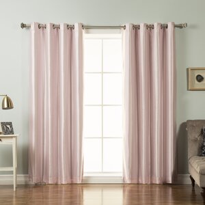 Rosanna Solid Blackout Grommet Curtain Panels (Set of 2)