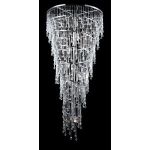 Hollywood Blvd. 29-Light Crystal Chandelier