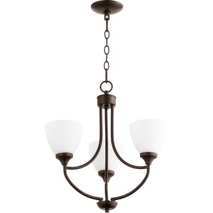 Enclave 3-Light Shaded Chandelier