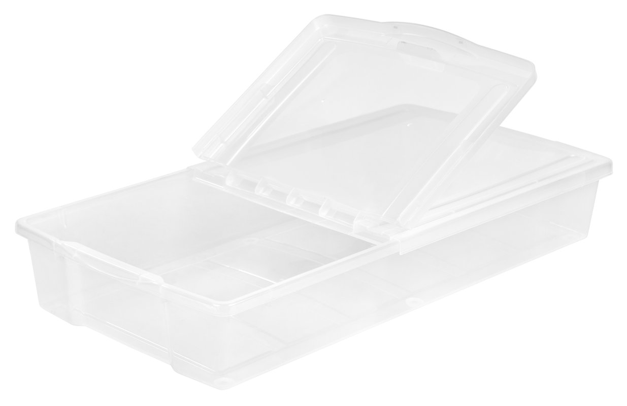 IRIS 58 Quart SplitLid Underbed Box & Reviews Wayfair