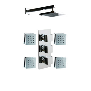 Zweihebel-Duscharmatur Triple Square von Cassellie