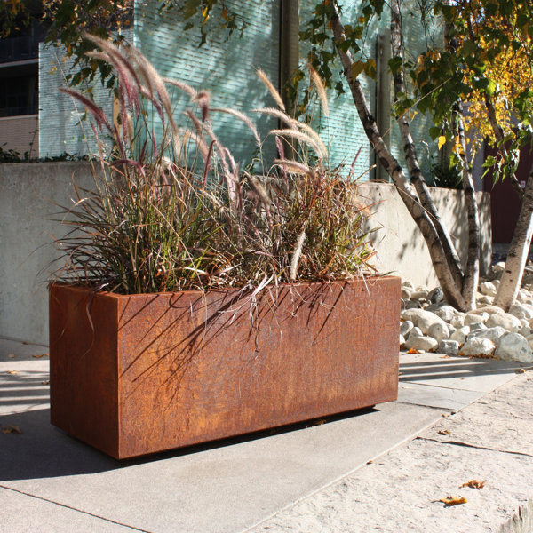 Veradek Metallic Series Corten Steel Planter Box Amp Reviews