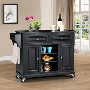 Kitchen Island Granite granite kitchen islands & carts you'll love | wayfair Kitchen Island Granite granite kitchen islands & carts you'll love | wayfair