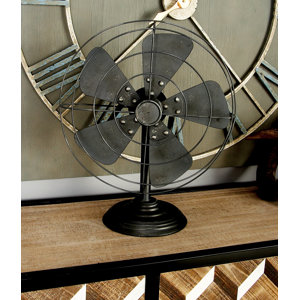 Bastion Decorative Metal Fan Sculpture