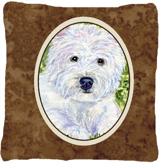 westie throw pillow