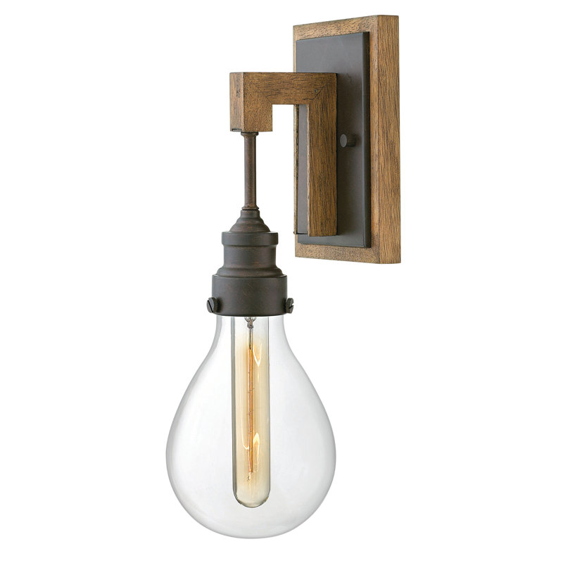 17 Stories Montagu 1 Light Compatible Armed Sconce Reviews Wayfair