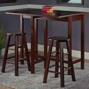 Bettencourt 3 Piece Counter Height Pub Table Set