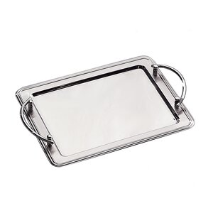 Silverado Stainless Steel Rectangular Tray with Handles