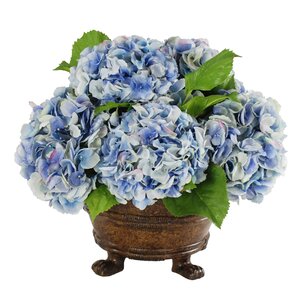 Hydrangeas Centerpiece in Planter