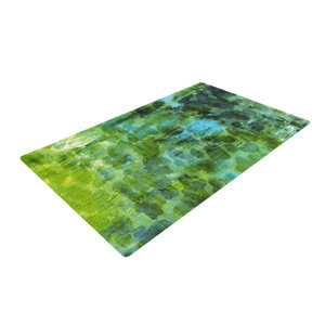 Ebi Emporium Jungle II Green/Blue Area Rug