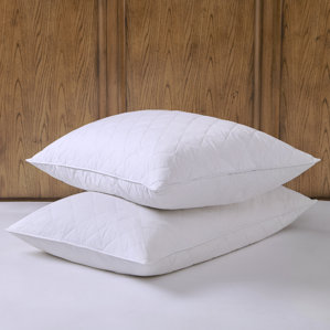 Quilted Feather Pillow (Set of 2) by Alwyn Home