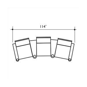 Barcelona Home Theatre Lounger (Row of..