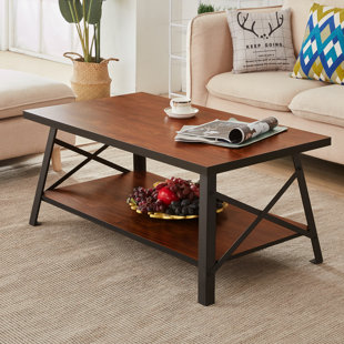 Rustic Coffee Tables You Ll Love Wayfair Houon Solid Wood Coffee Table