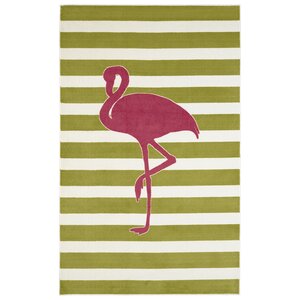 Brynn Fancy Flamingo Area Rug