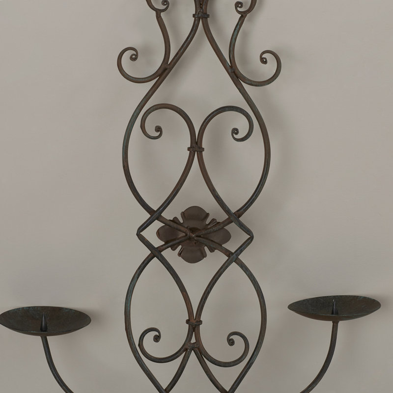 Lark Manor Iron Wall Sconce Candle Holder & Reviews Wayfair