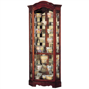 Short Corner Display Cabinet Wayfair Corner Display Cabinet Jamestown