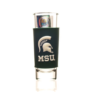 NCAA Wrap Collector 2 oz. Plastic and Glass Shot Glass