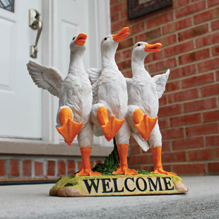 Delightful Dancing Ducks Welcome Garden review