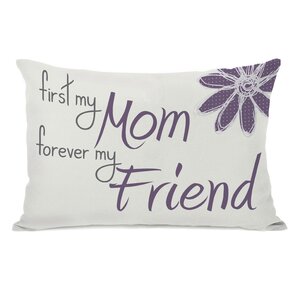 First Mom Forever Friend Lumbar Pillow