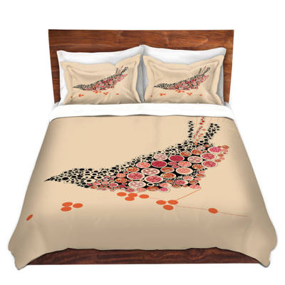104 x 88 104 x 88 Kess InHouse Angie Turner Lily of The Valley King Cotton Duvet Cover