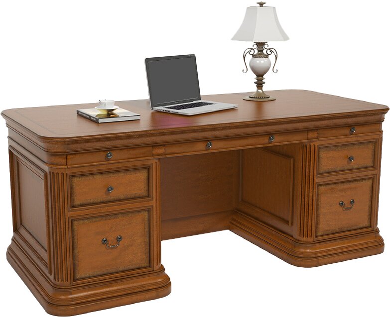 Fairfax Home Collections Winsome Executive Desk Wayfair
