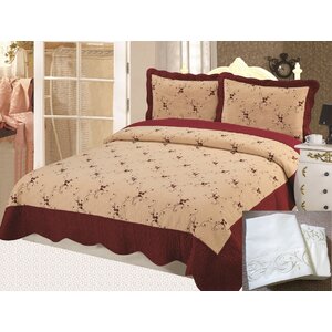 Fawley 7 Piece Reversible Quilt Set