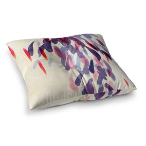 Abstract Leaves IV by Iris Lehnhardt Floor Pillow