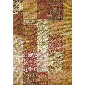 Jamie Gold Indoor/Outdoor Area Rug