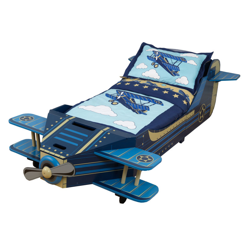 KidKraft Airplane Convertible Toddler Bed & Reviews Wayfair.co.uk