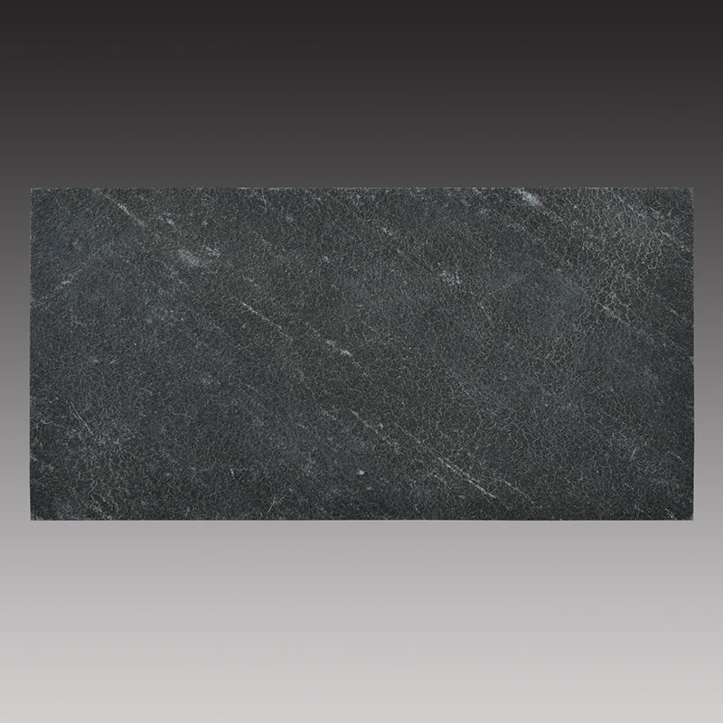 FastStone+ 3" x 6" Slate Peel & Stick Subway Tile in Black Line