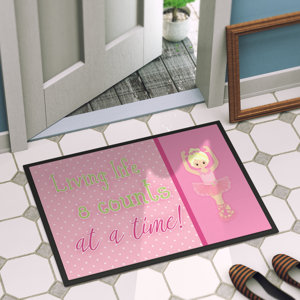 Ballet in 8 Counts Blonde Indoor/Outdoor Doormat