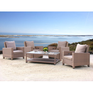 5-tlg. Lounge-Set Lanzarote mit Kissen von Grase..